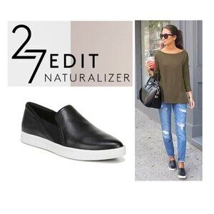 Naturalizer - 27 Edit. Leather - Tyra black slip on sneakers